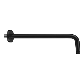 Sapho - Sprchové rameno kulaté 40 cm matná černá