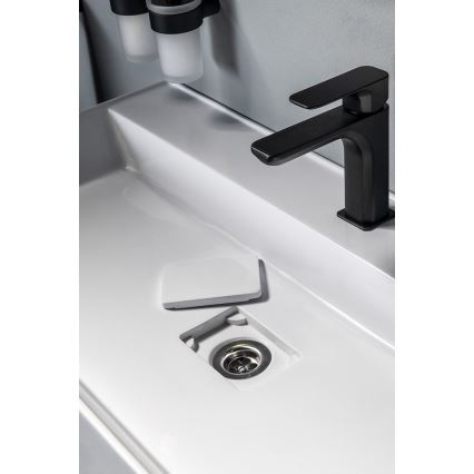 Sapho - Umyvadlo na desku GODIVA 68x44 cm mramor/bílá