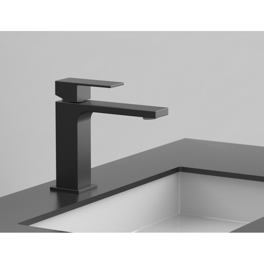 Sapho - Umyvadlová baterie CUBEMIX 15,3 cm matná černá