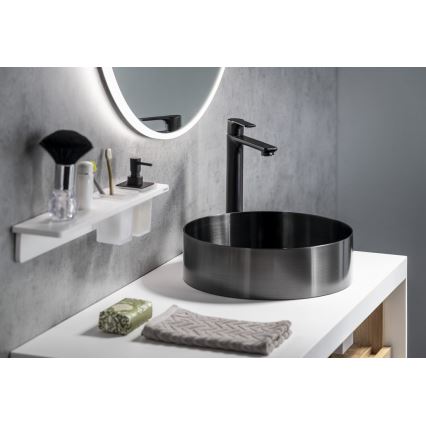 Sapho - Umyvadlová baterie PAX 31,5 cm matná černá
