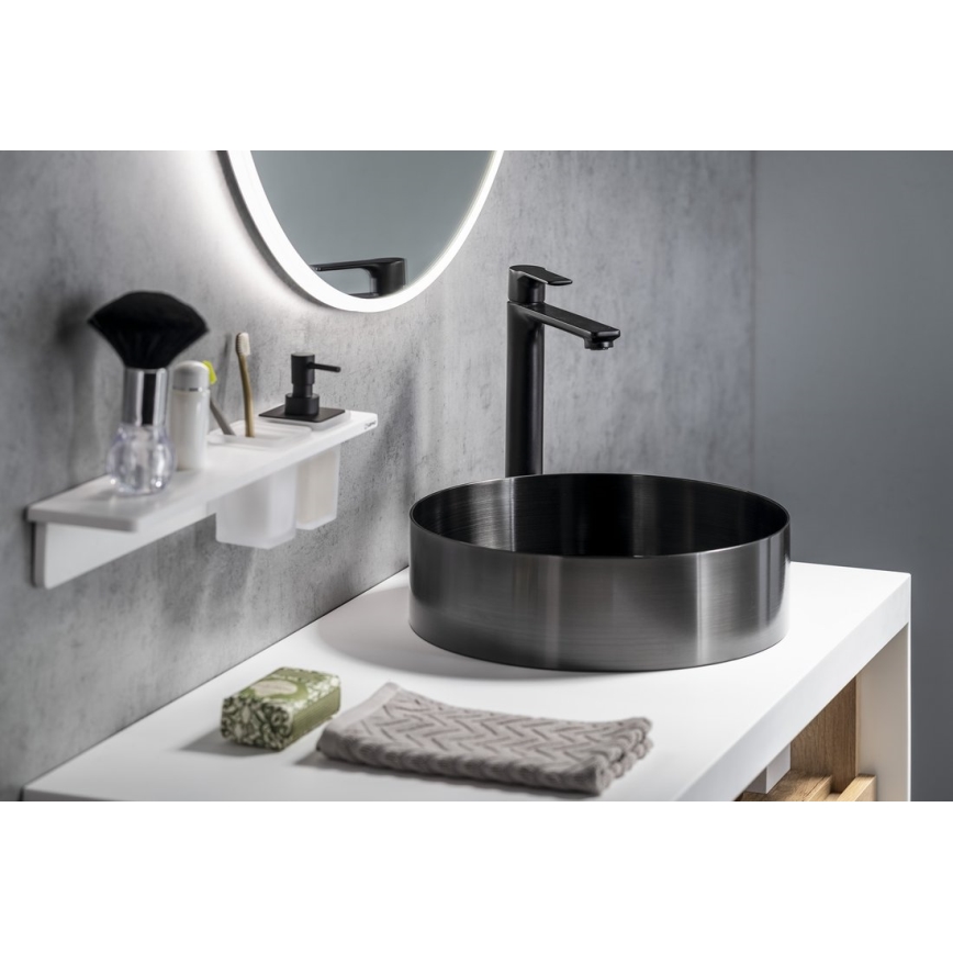 Sapho - Umyvadlová baterie PAX 31,5 cm matná černá