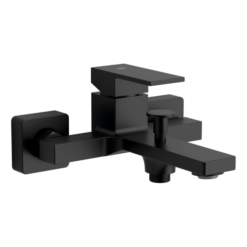 Sapho - Vanová baterie CUBEMIX matná černá