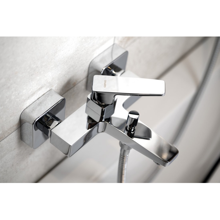 Sapho - Vanová baterie TURSI lesklý chrom