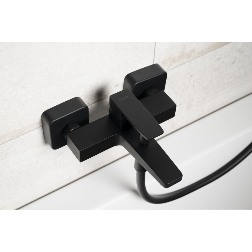 Sapho - Vanová baterie TURSI matná černá
