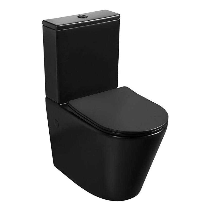 Sapho - WC kombi PACO keramika/černá