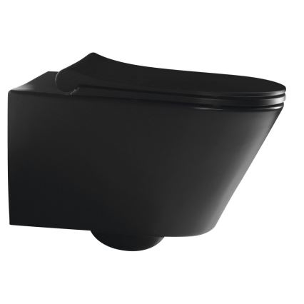 Sapho - Závěsné WC AVVA keramika/černá