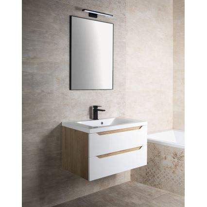 Sapho - Zrcadlo v rámu AROWANA 50x80 matná černá