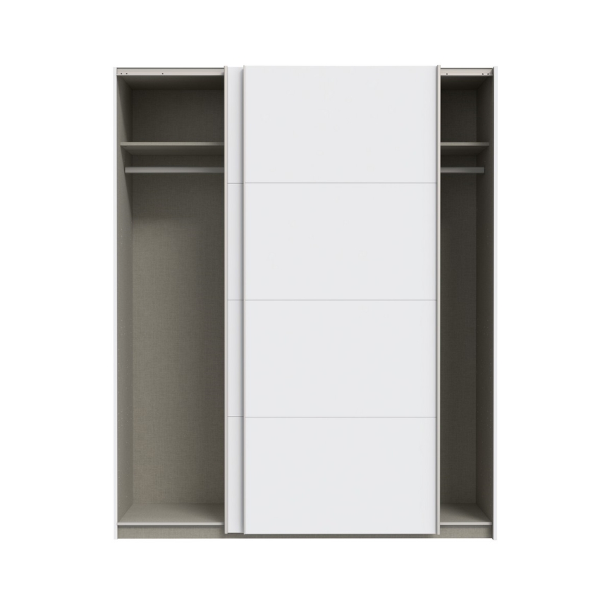 Šatní skříň KARO 170x210 cm bílá