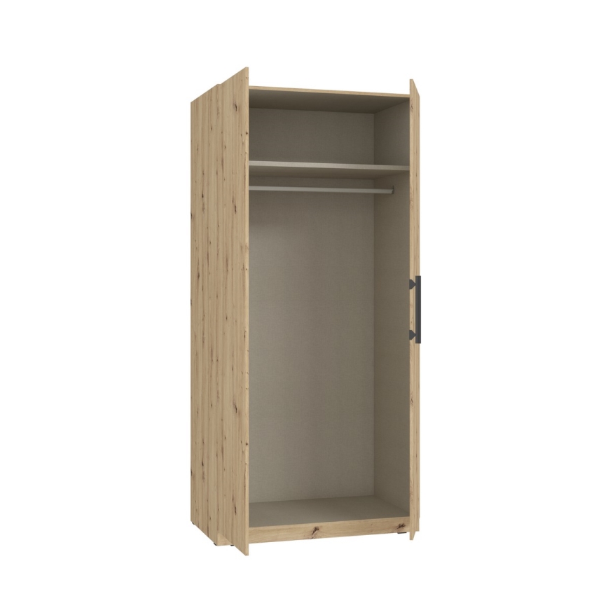 Šatní skříň MARO 100x213 cm dub artisan