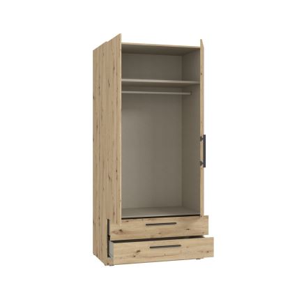 Šatní skříň MARO 100x213 cm dub artisan