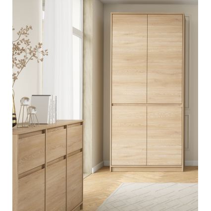 Šatní skříň MIYABI 90x198x52 cm dub cremona