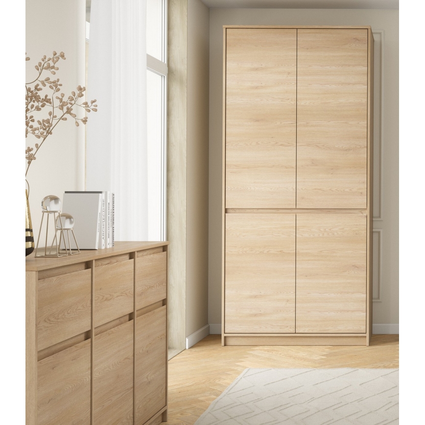 Šatní skříň MIYABI 90x198x52 cm dub cremona