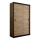 Šatní skříň s posuvnými dveřmi SAPHIRA 150x215x61 cm dub craft