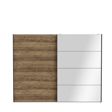 Šatní skříň se zrcadlem OREN 270x210 cm dub artisan