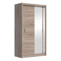 Šatní skříň se zrcadlem SABRINA 120x215x61 cm dub sonoma