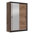 Šatní skříň se zrcadlem SABRINA 150x215 cm dub craft