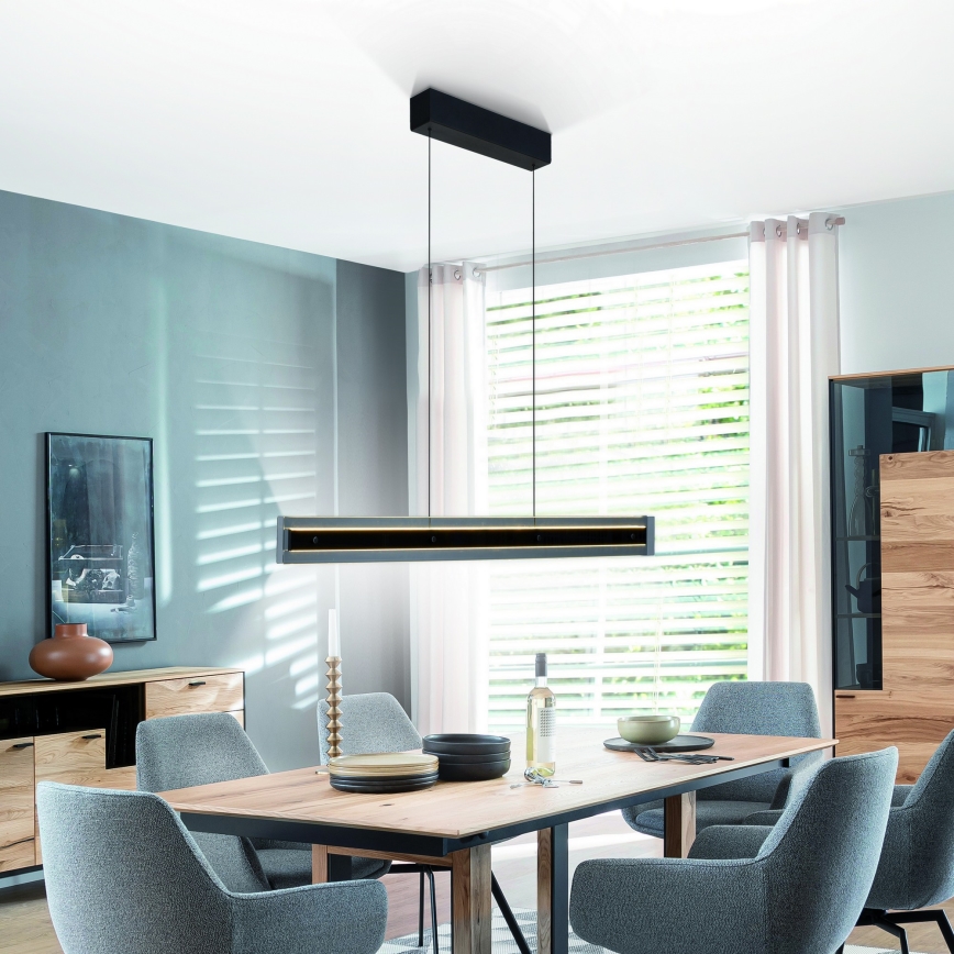 Schöner Wohnen 11316-18 - LED Stmívatelný lustr na lanku LENA LED/32W/230V černá