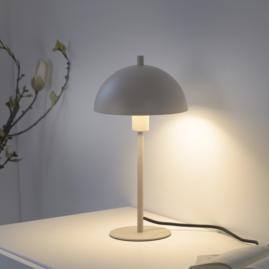 Schöner Wohnen 11726-39 - Stolní lampa ALI 1xE14/15W/230V šedá