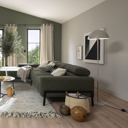 Schöner Wohnen 11727-39 - Stojací lampa ALI 1xE27/25W/230V šedá