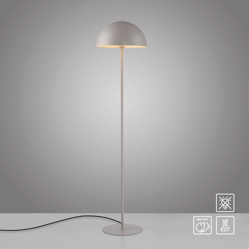Schöner Wohnen 11727-39 - Stojací lampa ALI 1xE27/25W/230V šedá