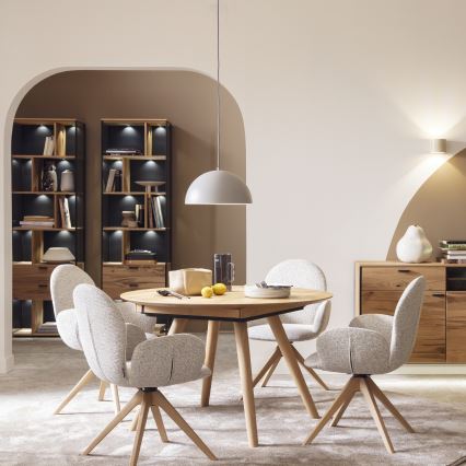 Schöner Wohnen 11728-39 - Lustr na lanku ALI 1xE27/25W/230V pr. 38 cm šedá