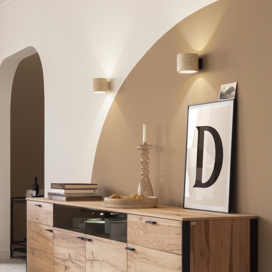 Schöner Wohnen 12542-42 - Nástěnné svítidlo TRAVENTA 1xG9/10W/230V beton