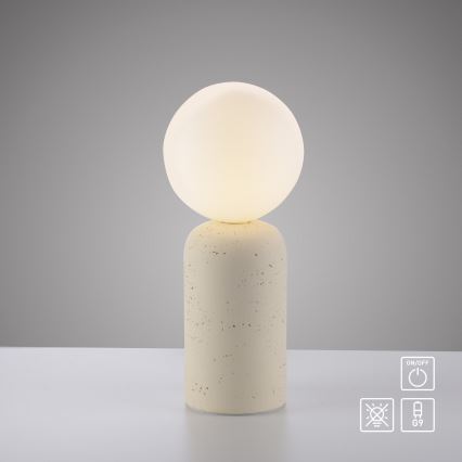 Schöner Wohnen 12543-42 - Stolní lampa TRAVENTA 1xG9/10W/230V beton