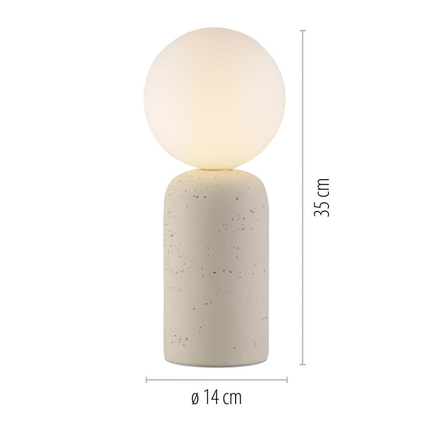Schöner Wohnen 12543-42 - Stolní lampa TRAVENTA 1xG9/10W/230V beton