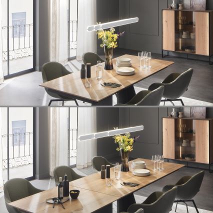 Schöner Wohnen 12577-16 - LED Stmívatelný lustr na lanku ADRIANA ROUND 2xLED/24W/230V 2700/3000/3500/4000/5000K bílá