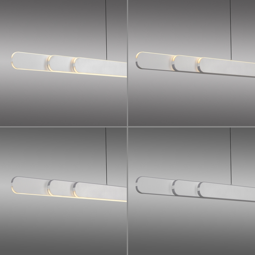Schöner Wohnen 12577-16 - LED Stmívatelný lustr na lanku ADRIANA ROUND 2xLED/24W/230V 2700/3000/3500/4000/5000K bílá