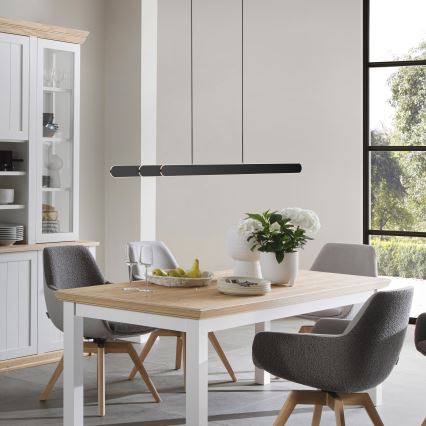 Schöner Wohnen 12577-18 - LED Stmívatelný lustr na lanku ADRIANA ROUND 2xLED/24W/230V 2700/3000/3500/4000/5000K černá