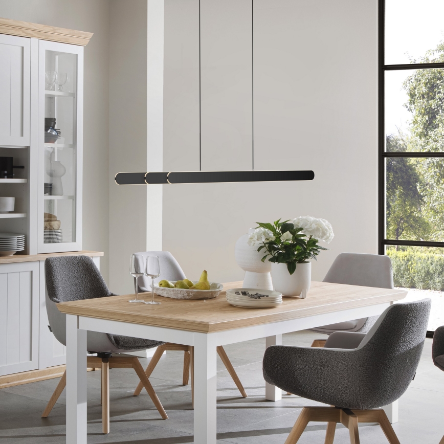 Schöner Wohnen 12577-18 - LED Stmívatelný lustr na lanku ADRIANA ROUND 2xLED/24W/230V 2700/3000/3500/4000/5000K černá