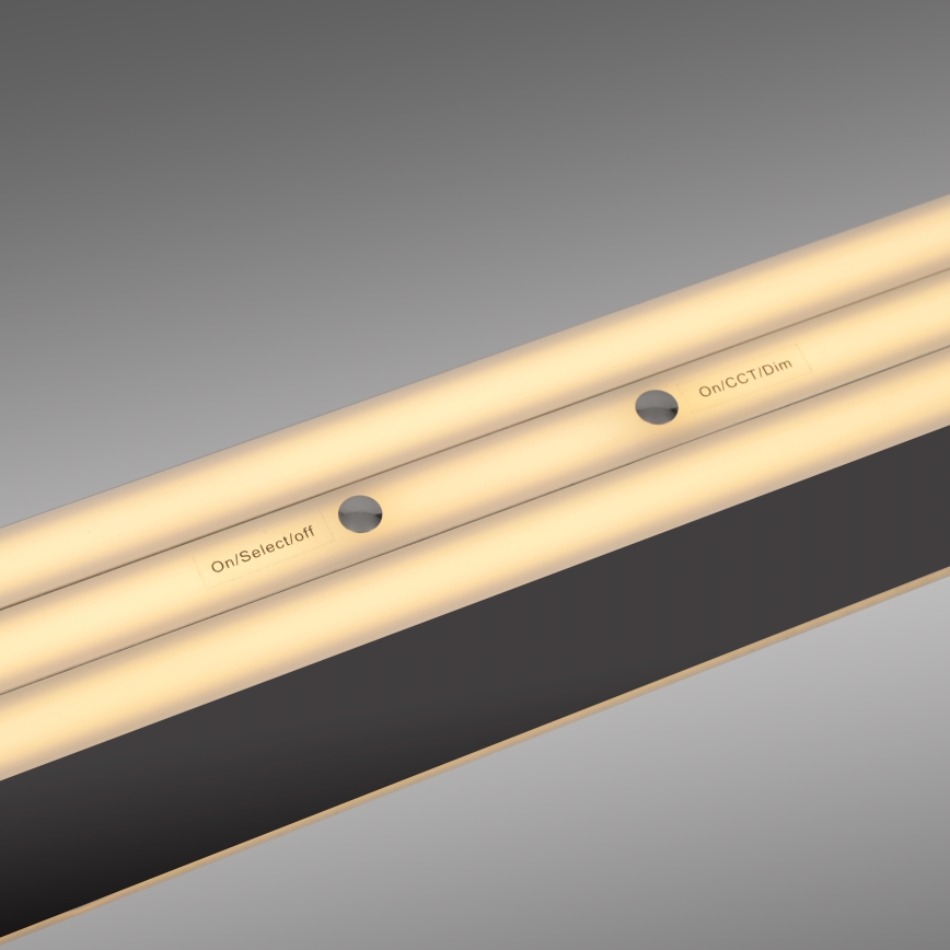 Schöner Wohnen 12577-18 - LED Stmívatelný lustr na lanku ADRIANA ROUND 2xLED/24W/230V 2700/3000/3500/4000/5000K černá