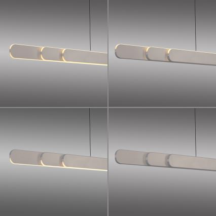 Schöner Wohnen 12577-39 - LED Stmívatelný lustr na lanku ADRIANA ROUND 2xLED/24W/230V 2700/3000/3500/4000/5000K šedá