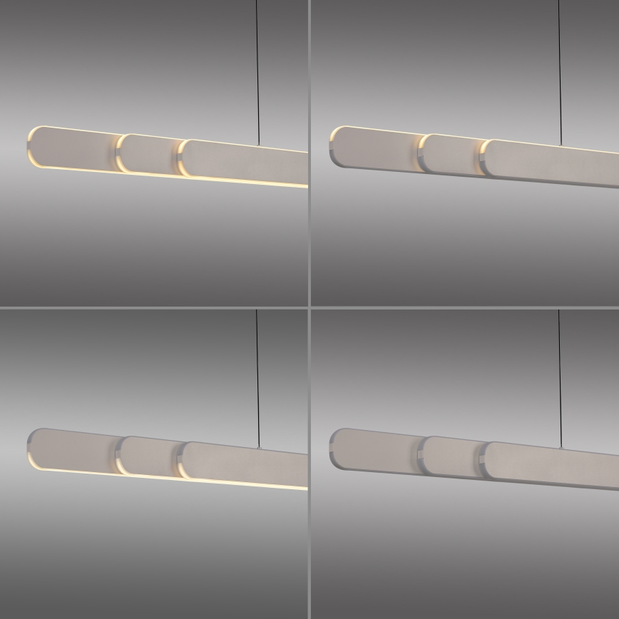 Schöner Wohnen 12577-39 - LED Stmívatelný lustr na lanku ADRIANA ROUND 2xLED/24W/230V 2700/3000/3500/4000/5000K šedá