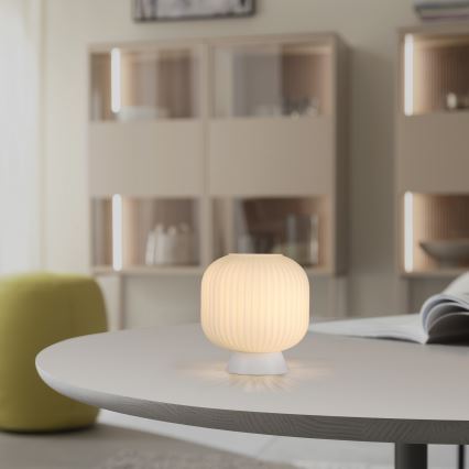 Schöner Wohnen 13573-16 - Stolní lampa NAMI 1xE27/25W/230V bílá