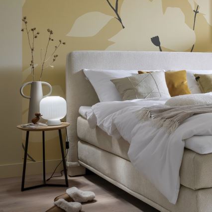 Schöner Wohnen 13573-16 - Stolní lampa NAMI 1xE27/25W/230V bílá