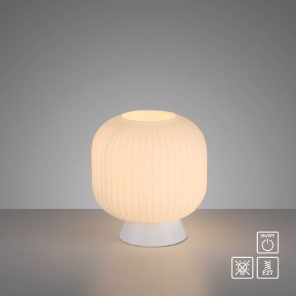 Schöner Wohnen 13573-16 - Stolní lampa NAMI 1xE27/25W/230V bílá