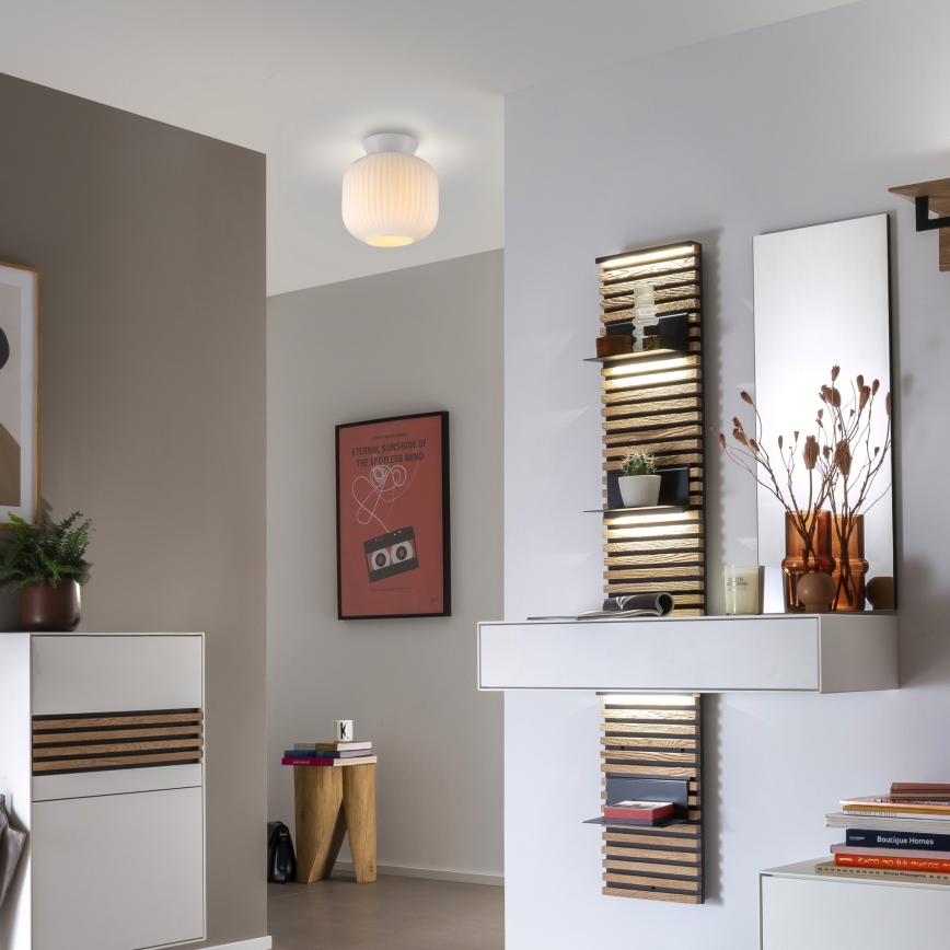 Schöner Wohnen 13574-16 - Stropní svítidlo NAMI 1xE27/25W/230V pr. 20 cm bílá