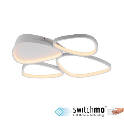 Schöner Wohnen 14038-16 - LED Stmívatelné stropní svítidlo PEBBLES LED/35,5W/230V bílá