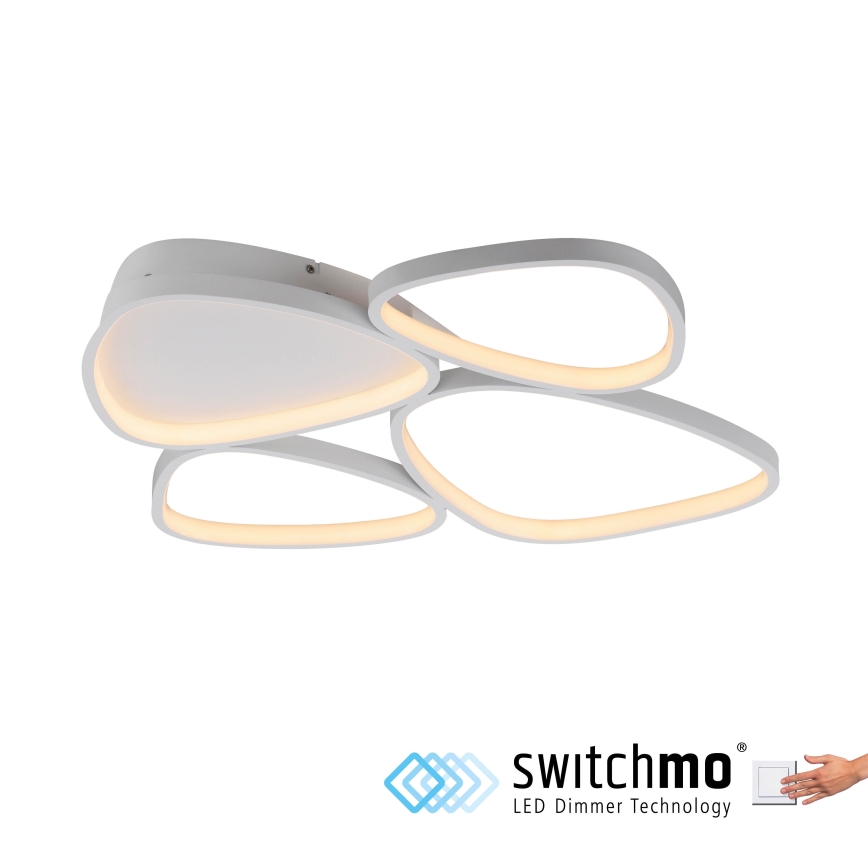 Schöner Wohnen 14038-16 - LED Stmívatelné stropní svítidlo PEBBLES LED/35,5W/230V bílá