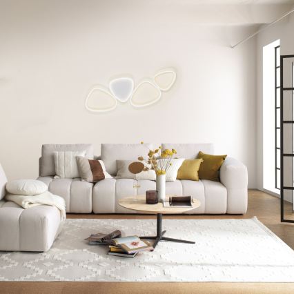 Schöner Wohnen 14039-16 - LED Stmívatelné stropní svítidlo PEBBLES LED/35,5W/230V bílá