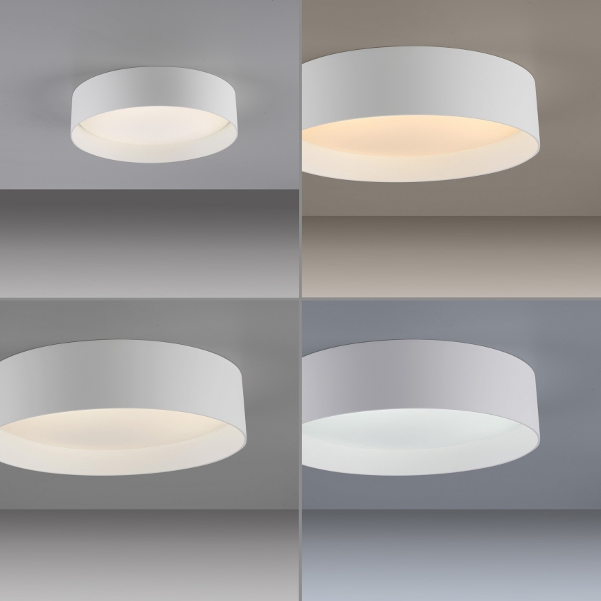 Schöner Wohnen 14593-16 - LED Stmívatelné stropní svítidlo TAVOLI LED/10W/230V 2700-6500K pr. 28,5 cm bílá + dálkové ovládání