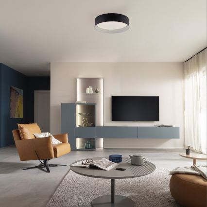 Schöner Wohnen 14593-18 - LED Stmívatelné stropní svítidlo TAVOLI LED/10W/230V 2700-6500K pr. 28,5 cm černá + dálkové ovládání