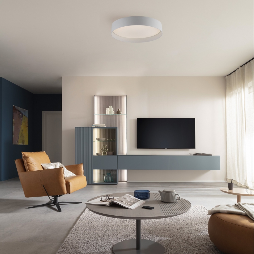 Schöner Wohnen 14594-16 - LED Stmívatelné stropní svítidlo TAVOLI LED/20W/230V 2700-6500K pr. 39 cm bílá + dálkové ovládání