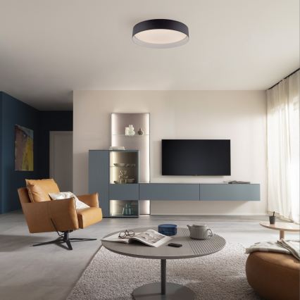 Schöner Wohnen 14594-18 - LED Stmívatelné stropní svítidlo TAVOLI LED/20W/230V 2700-6500K pr. 39 cm černá + dálkové ovládání