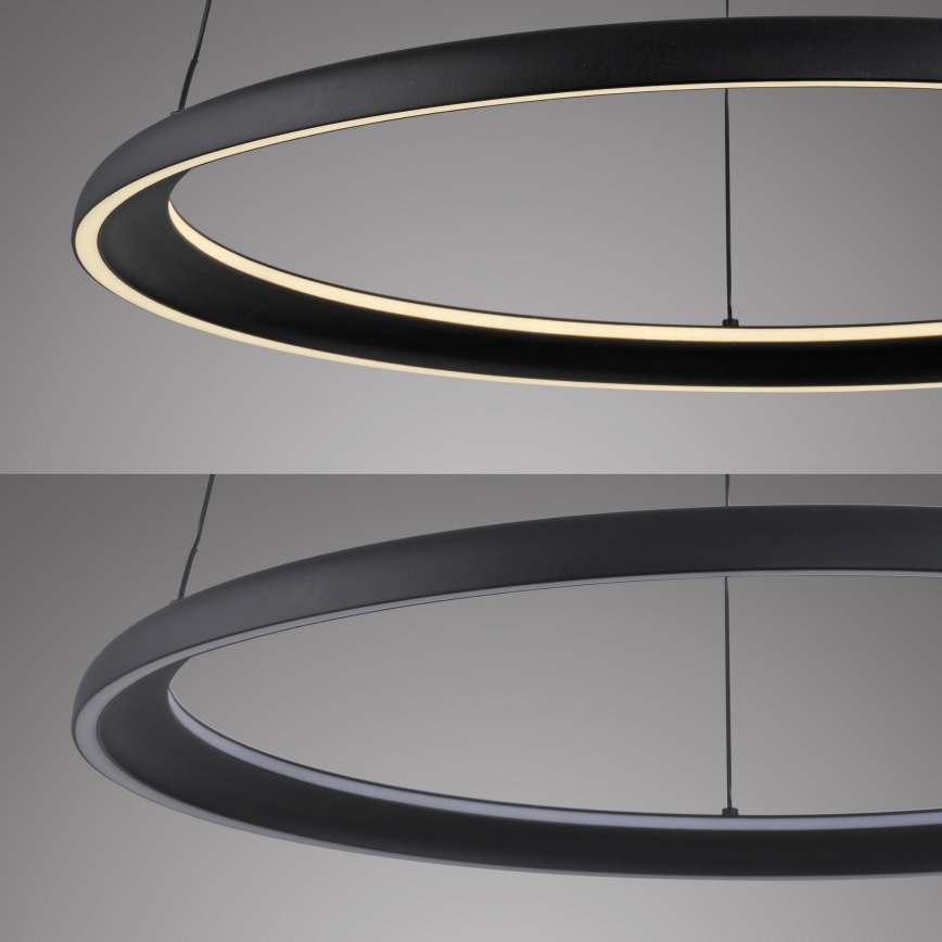 Schöner Wohnen 15570-18 - LED Stmívatelný lustr na lanku QUILLO LED/36W/230V pr. 60 cm černá