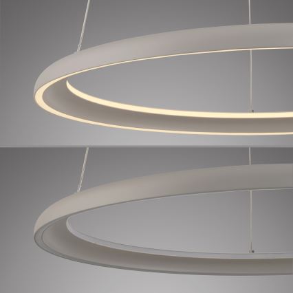 Schöner Wohnen 15570-39 - LED Stmívatelný lustr na lanku QUILLO LED/36W/230V pr. 60 cm šedá