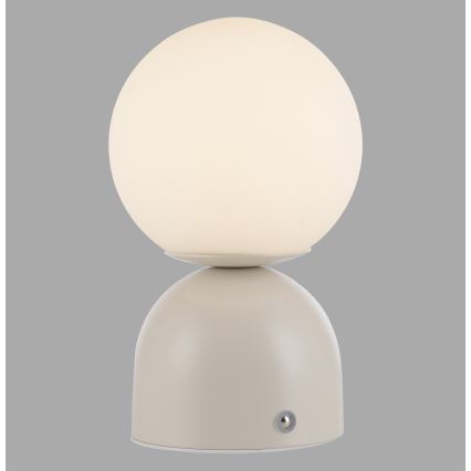 Schöner Wohnen 19218-39 - LED Stmívatelná dotyková nabíjecí stolní lampa RUDI LED/1,2W/5V 3000-6000K 1200 mAh šedá