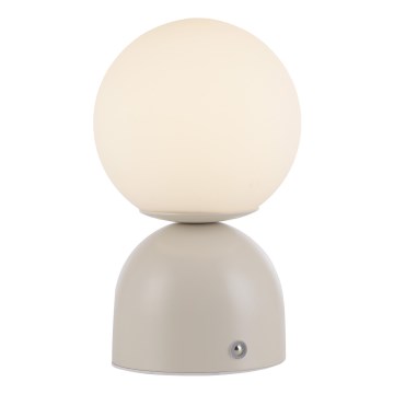 Schöner Wohnen 19218-39 - LED Stmívatelná dotyková nabíjecí stolní lampa RUDI LED/1,2W/5V 3000-6000K 1200 mAh šedá